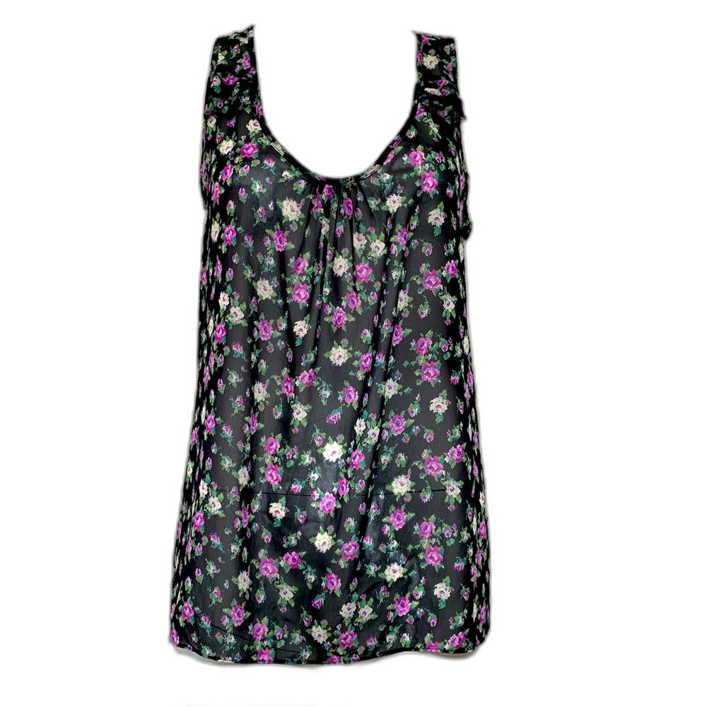 South Moon Under Sheer Tank Top Size Small